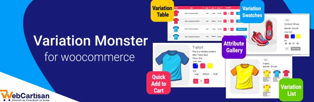Variation Swatches for WooCommerce by Webcartisan